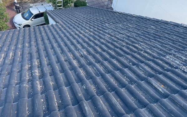 屋根メンテナンス　塗装済み